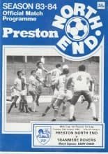 Preston North End v Tranmere Rovers 30-Aug-1983