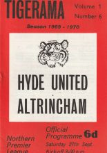 Hyde United v Altrincham 27-Sep-1969