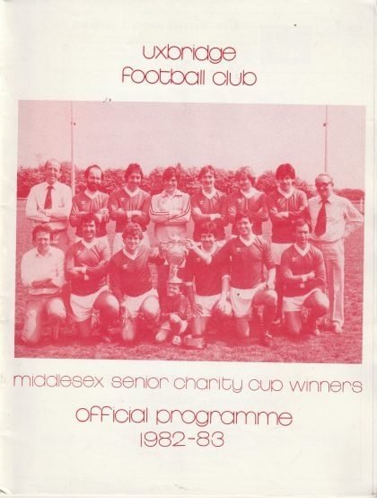 Uxbridge v Barton Rovers 24-Aug-1982