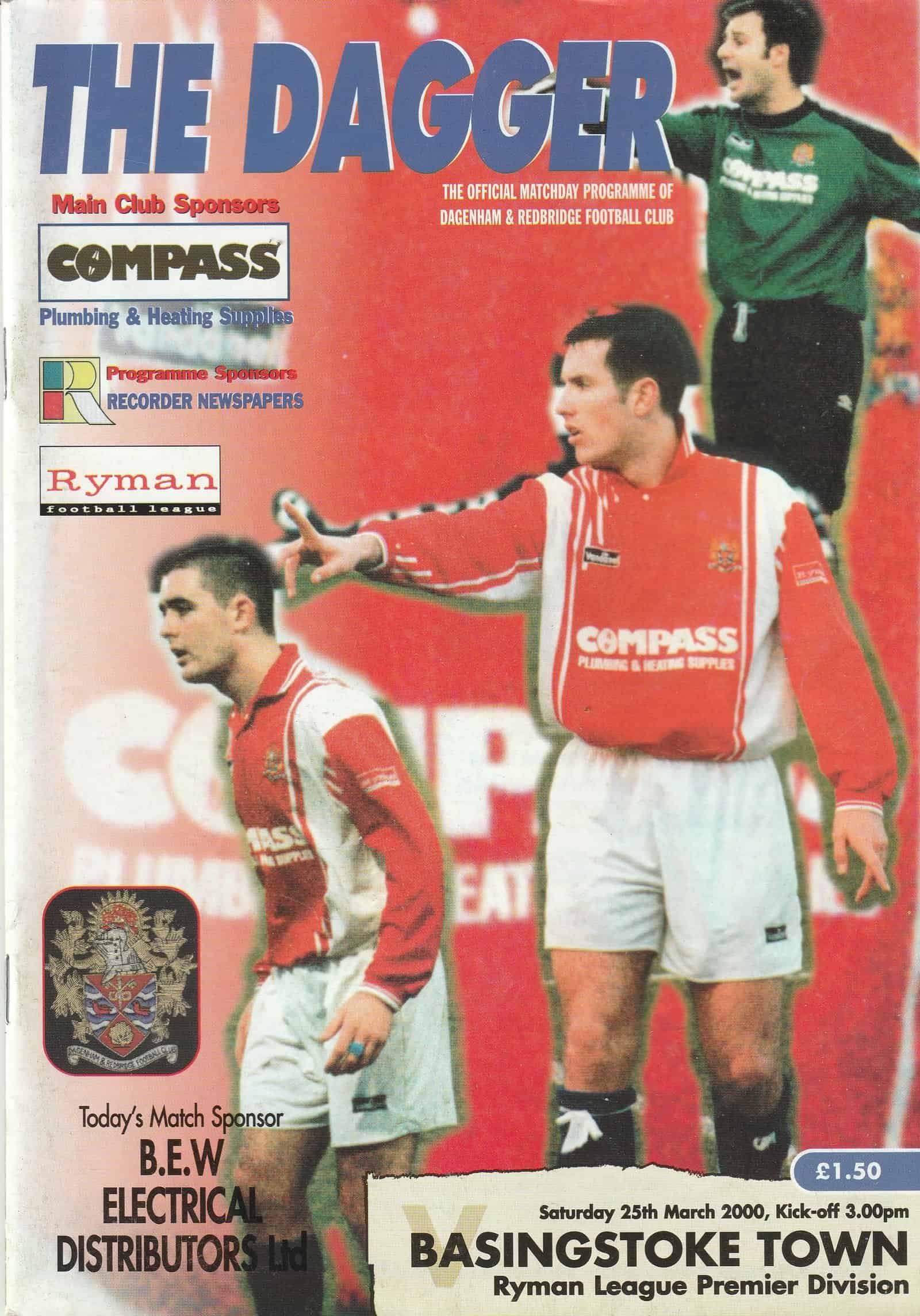 Dagenham & Redbridge v Basingstoke Town 25-Mar-2000