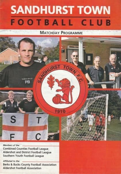 Sandhurst Town v Bedfont Green  10-Dec-2005