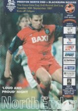 Preston North End v Blackburn Rovers 30-Sep-1997