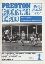 Preston North End v Blackpool 11-Dec-1982