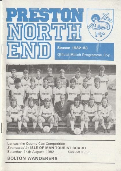 Preston North End v Bolton Wanderers 14-Aug-1982