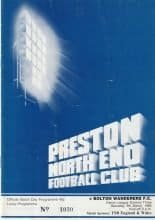 Preston North End v Bolton Wanderers 09-Mar-1985