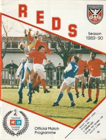 Uxbridge v Boreham Wood 30-Dec-1989