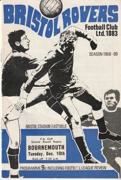 Bristol Rovers v Bournemouth & Boscombe Athletic 10-Dec-1968