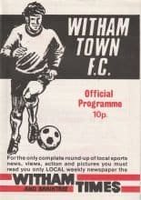 Witham Town v Brightlingsea United 12-Mar-1983