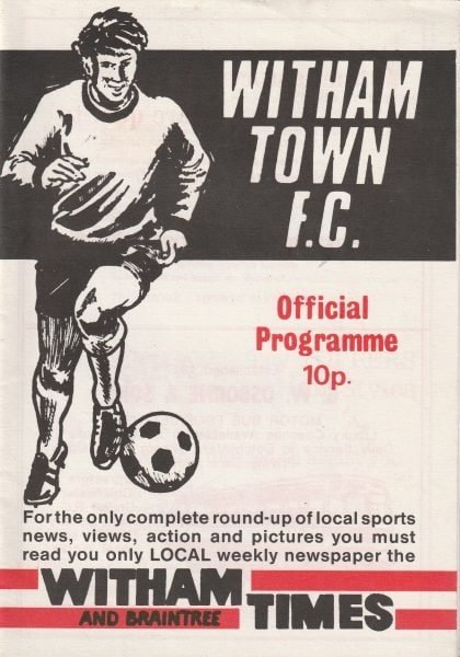 Witham Town v Brightlingsea United 12-Mar-1983