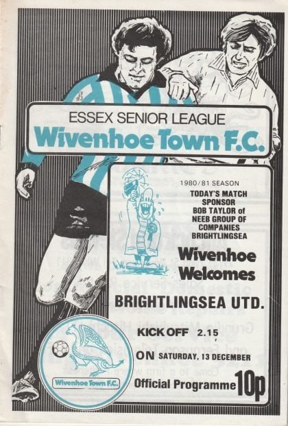 Wivenhoe Town v Brightlingsea United 13-Dec-1980