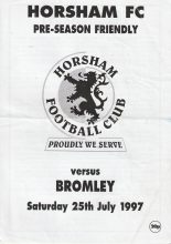 Horsham v Bromley   25-Jul-1997