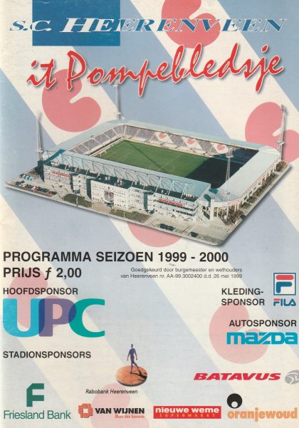 Heerenveen v Chelsea  28-Jul-1999