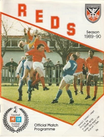 Uxbridge v Chesham United 22-Aug-1989