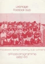 Uxbridge v Clapton 01-Feb-1983