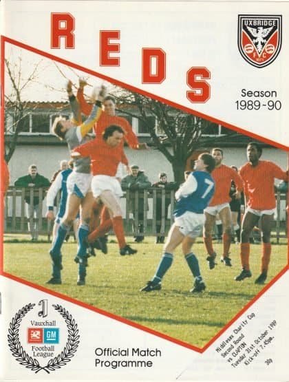 Uxbridge v Clapton 31-Oct-1989