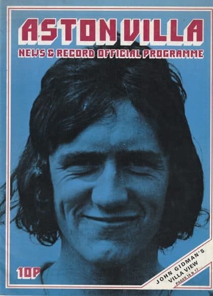 Aston Villa v Crystal Palace 23-Oct-1973