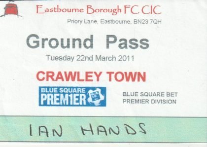 Eastbourne Borough v Crawley Town 22-Mar-2011