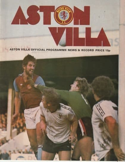Aston Villa v Derby County 29-Dec-1976