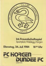 FC Horgen v Dundee   24-Jul-1984