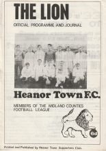 Heanor Town v Eastwood Town  25-Sep-1968