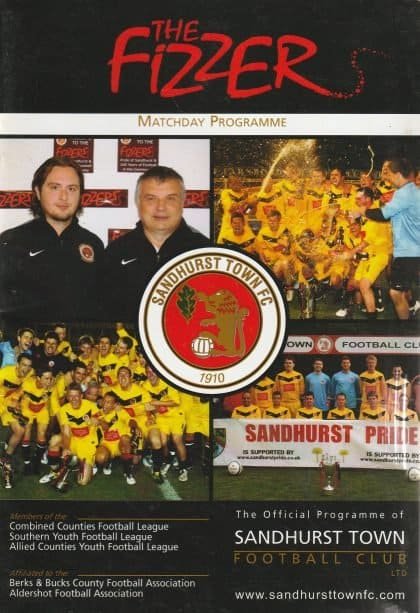 Sandhurst Town v Egham Town  21-Apr-2012
