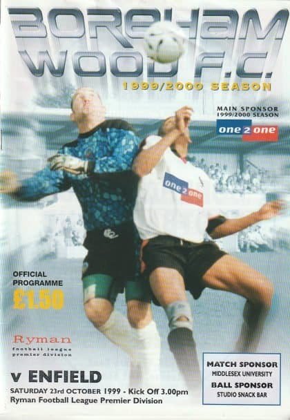 Boreham Wood v Enfield 23-Oct-1999