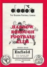 Harrow Borough v Enfield  31-Aug-1991