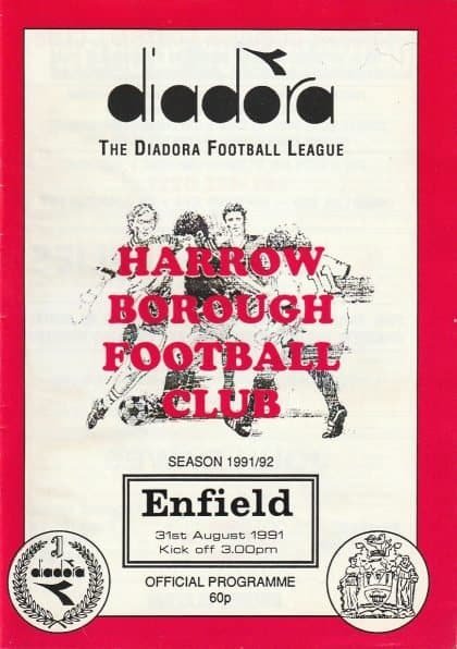 Harrow Borough v Enfield  31-Aug-1991