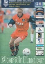 Preston North End v Fulham 29-Nov-1997