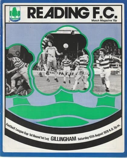 Reading v Gillingham 12-Aug-1978
