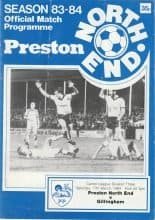 Preston North End v Gillingham 17-Mar-1984