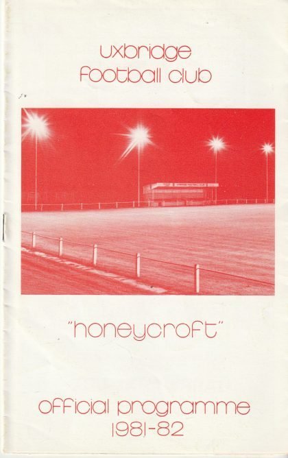 Uxbridge v Harefield United 06-May-1982