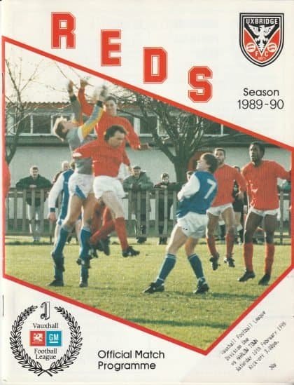 Uxbridge v Harlow Town 10-Feb-1990