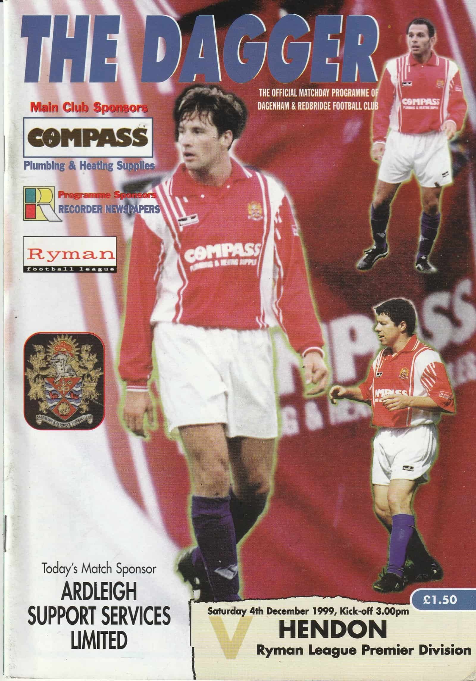Dagenham & Redbridge v Hendon  04-Dec-1999