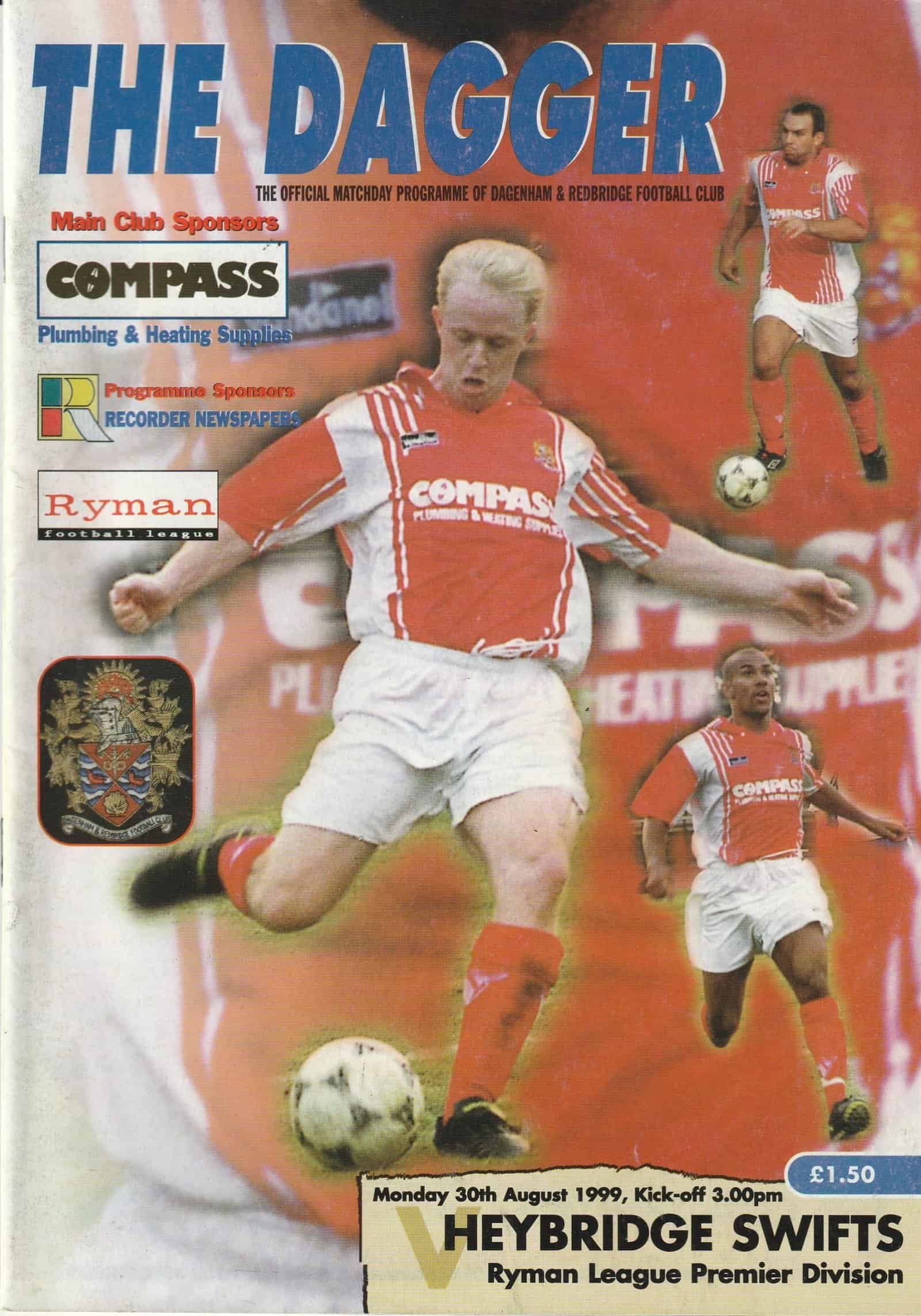 Dagenham & Redbridge v Heybridge Swifts 30-Aug-1999