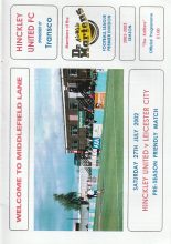 Hinckley United v Leicester City 27-Jul-2002