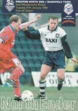 Preston North End v Mansfield Town 27-Jan-1998