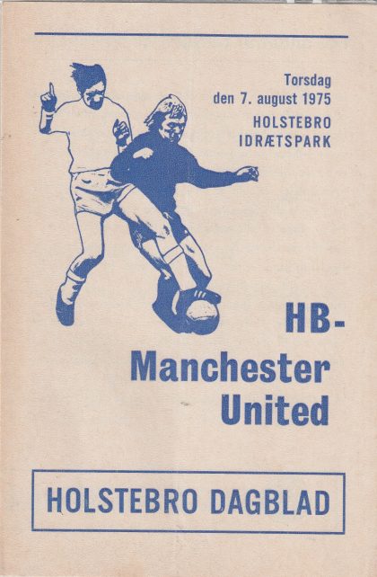 Holstebro v Manchester United 07-Aug-1975