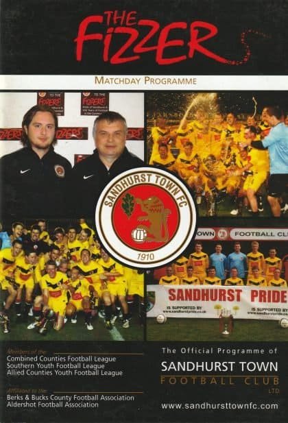 Sandhurst Town v Molesey  14-Jan-2012