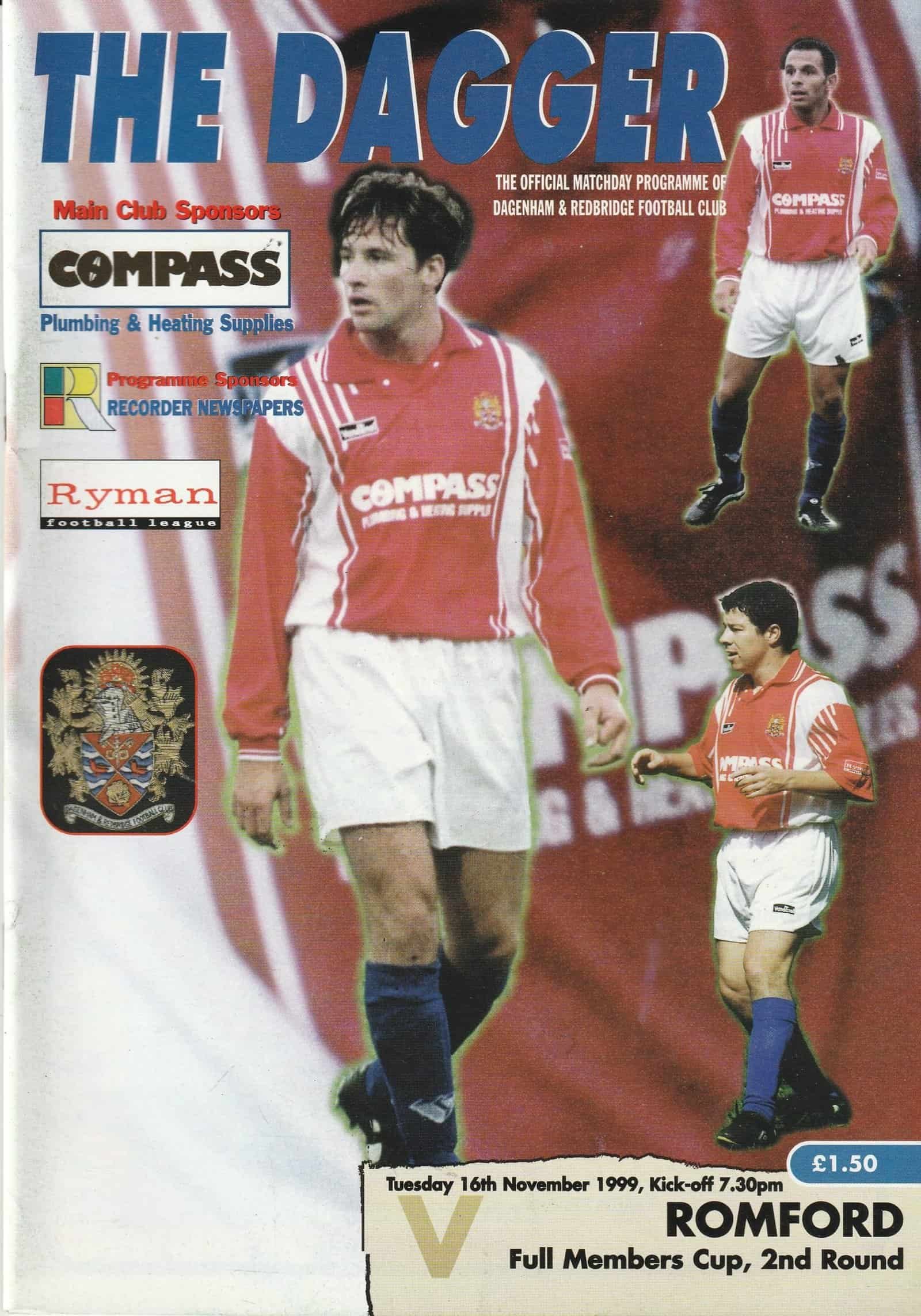 Dagenham & Redbridge v Romford 16-Nov-1999