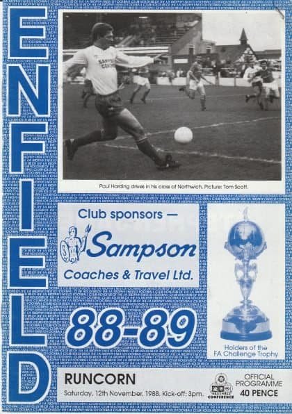 Enfield v Runcorn 12-Nov-1988