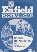 Enfield v Runcorn 13-Feb-1982