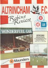Altrincham v Runcorn  18-Feb-1992