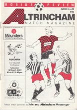 Altrincham v Runcorn  18-Mar-1989