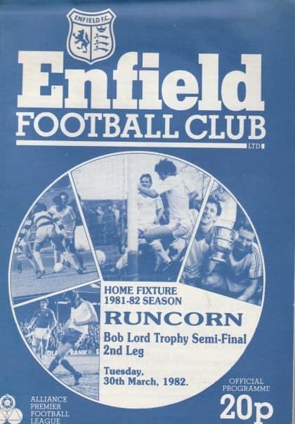 Enfield v Runcorn 30-Mar-1982