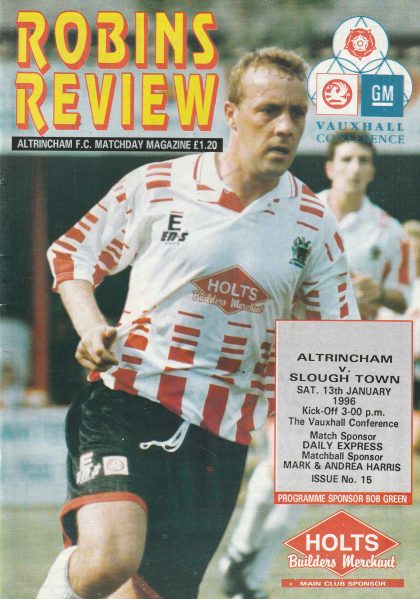 Altrincham v Slough Town 13-Jan-1996