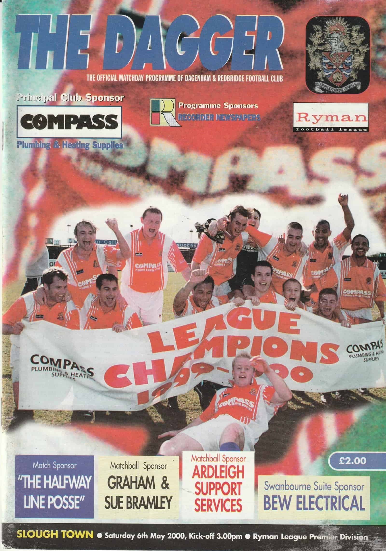Dagenham & Redbridge v Slough Town  06-May-2000