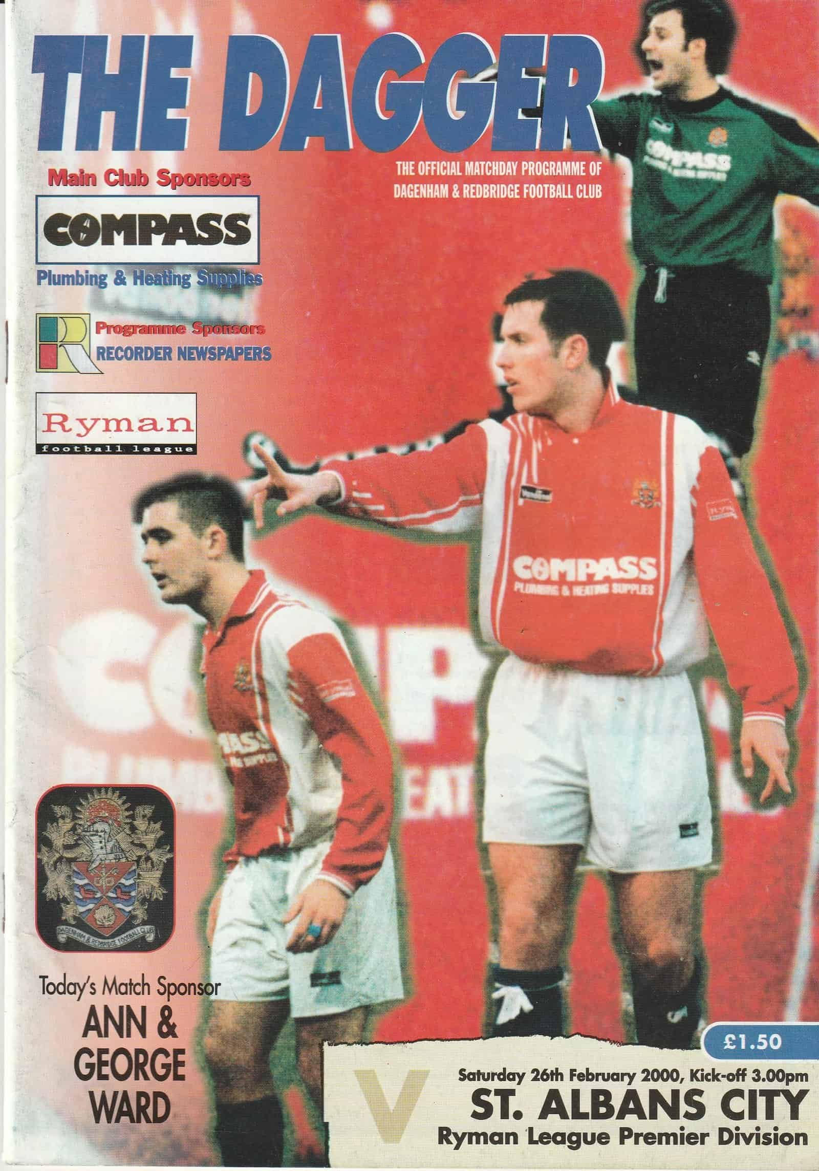 Dagenham & Redbridge v St Albans City  26-Feb-2000