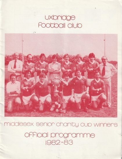 Uxbridge v Tring Town 26-Oct-1982