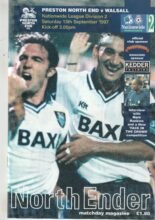 Preston North End v Walsall  13-Sep-1997